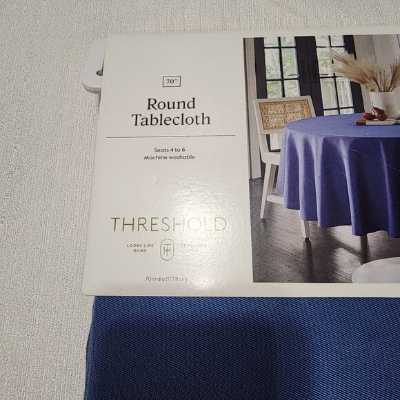 Threshold round tablecloth 70'' diameter threshold - Picture 2 of 6